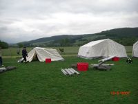 Kreiszeltlager Jugendfeuerwehr 2007 Aufbau 06